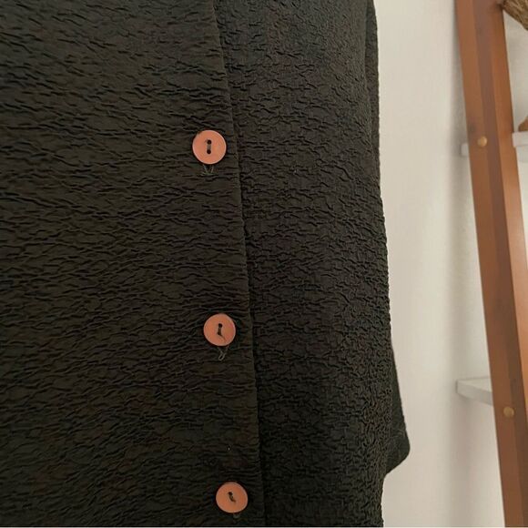 Deep Green Textured Vintage Top - Picture 2 of 6